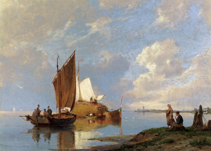 Pieter Christian Dommerson Off Volendam On The Zuiderzee